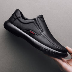 Cowhide First Layer Wear-resistant Men's Casual Leather Shoes