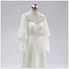 Mid-length Retro Republican Style Photo British Simple Light Wedding Dress Skirt