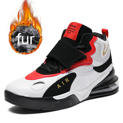 Men Winter Air-Cushion Boots Man Leather Sneakers
