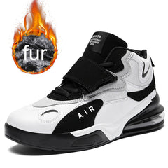 Men Winter Air-Cushion Boots Man Leather Sneakers