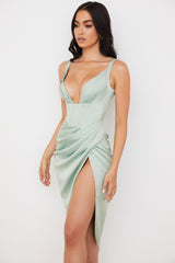 New Summer Women's Deep V Dress Suspender Dress