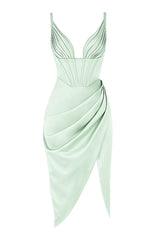 New Summer Women's Deep V Dress Suspender Dress
