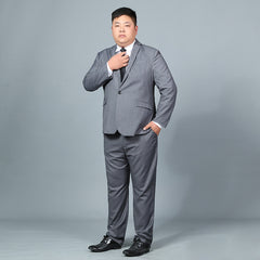 Plus Fat Plus Size Men's Suit Jacket Business Fat Suit