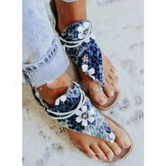 Fashion Simple Ladies Flower Sandals