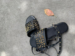 Women's Sandals Rivet Flats Cool
