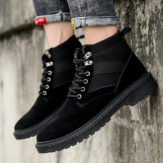 High-top boots
