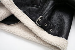 Women's Casual Fur Brown Double-sided Short Coat