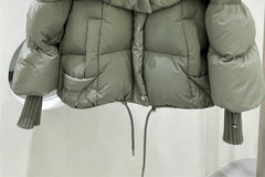 Jacket Female Light Luxury Loose And Warm Puffer Jacket Coat