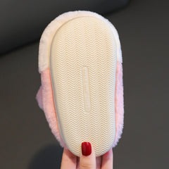 Winter Children Warm Non-slip Cotton Slippers