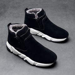 Plush thick warm high waist cotton shoes