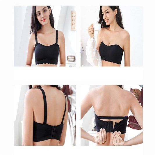 Large size non-marking strapless underwear