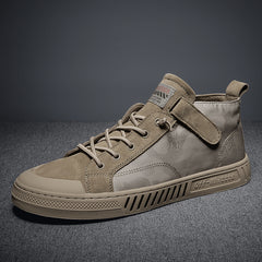 Men's high-top canvas shoes