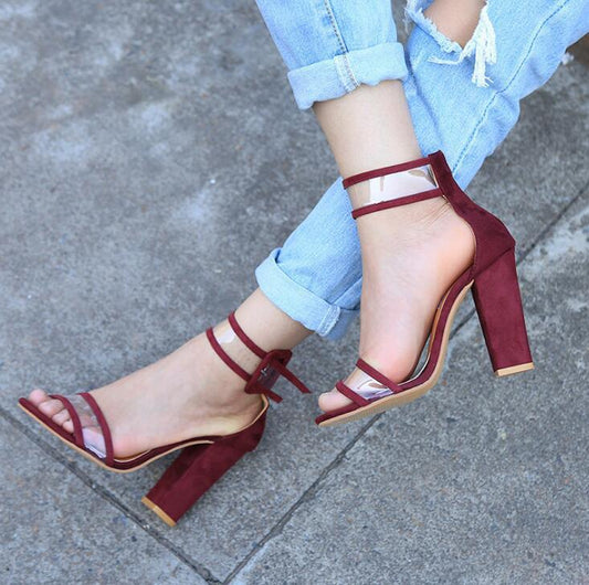 Roman Crystal Snake High Heel Sandals