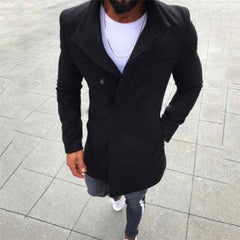 Long-sleeved windbreaker coat