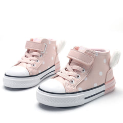 Fashion Plus Velvet High Top Leather Girls Shoes