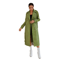 Women's Woolen Coat mid-length Loose Over-the-knee Woolen Coat