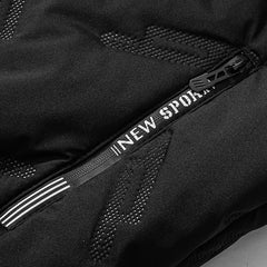 Graphene-design Cotton Coat Winter Warm Thickened Fleece Jacket Fashion Casual Mens Clothing