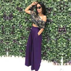 Fashion Personality Flared Trousers Wide-leg Casual Wide-leg Pants