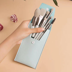 Travel Portable 8 Mini Makeup Brush Beauty Set