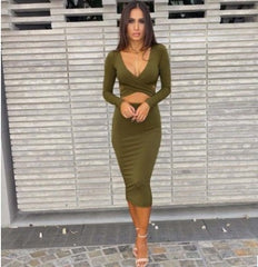 Sexy Long Sleeve Party Dress