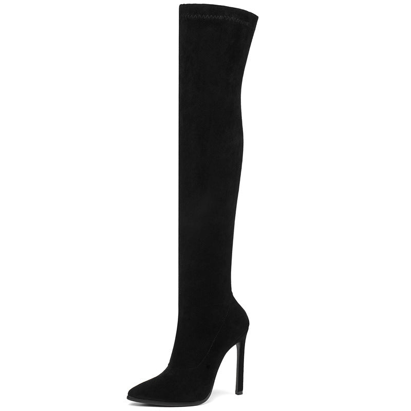 Stiletto high heel over the knee boots – view 7