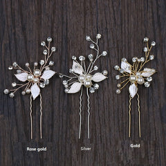 Bridal Handmade Leaf Hairpin Dress Wedding Accessories