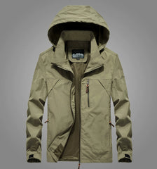 New Style Plus Size Jacket Men's Outdoor Hooded Jackets Men's Jackets