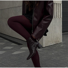 Women's Lapel Long Sleeve Street Coat