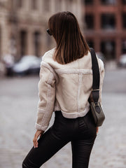 Fashion Integrated Long Sleeve Coat
