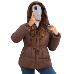 Women Puffer Coat Cotton-padded puffer Jacket Cotton-padded