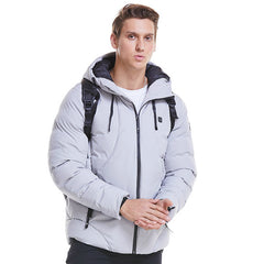 Men Women Cotton Coat USB Smart Electric Heated Jackets Winter Thicken Down Hooded Outdoor Hiking Ski Clothing 7XL
