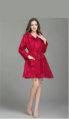 Men's And Women's Japanese Style Autumn  Winter Windbreaker With Foldable Cuffs