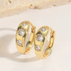 Minimalist Light Luxury French Retro Trendy U-shaped Earrings