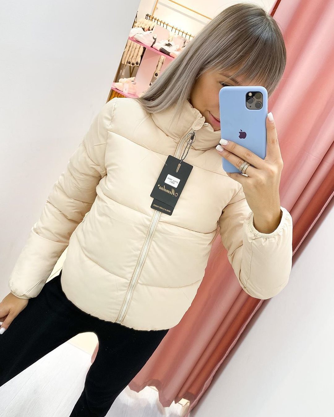 Cotton Padded Puffer Jacket Short Coat