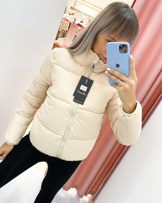 Cotton Padded Puffer Jacket Short Coat