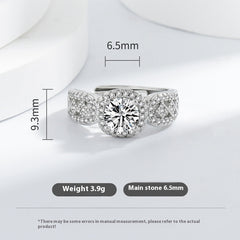 High-end Entry Lux Square Ring