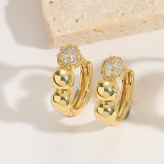 Minimalist Light Luxury French Retro Trendy U-shaped Earrings