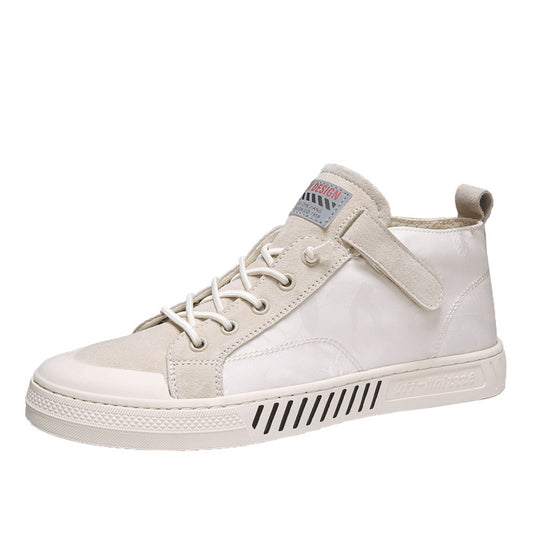 Men's high-top canvas shoes