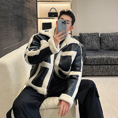 French Fashionable Jacket Stitching Style