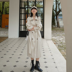 Women's Fashion High Sense Trench Coat