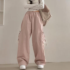 Loose Wide Leg Straight Casual Mopping Trousers