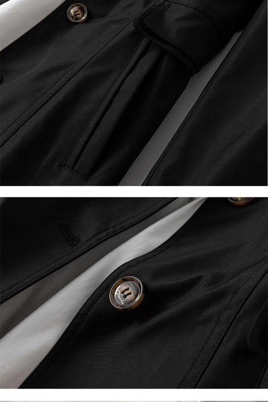 Trench coat women's spring and autumn coat Korean style slim long