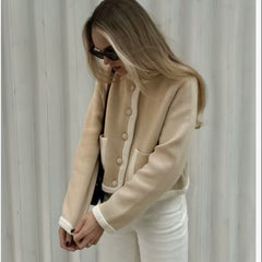 Autumn  Retro Loose Casual Knitted Coat