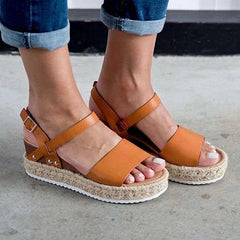 Fish mouth women's sandals