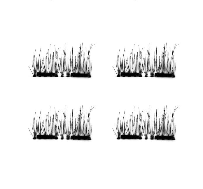False Eyelashes 6D Magnetic Eye Lashes Double Magnet Fake EyeLashes Hand Made Strip Lashes cilios posticos
