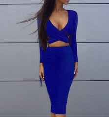 Sexy Long Sleeve Party Dress