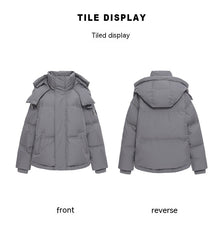 Winter Female With Hearts Short Down Jacket Coat