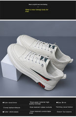 Cowhide Men's Casual Soft Bottom Fashion Shoes