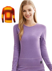 Electric heating thermal underwear suit men and women intelligent temperature control charging heating pants