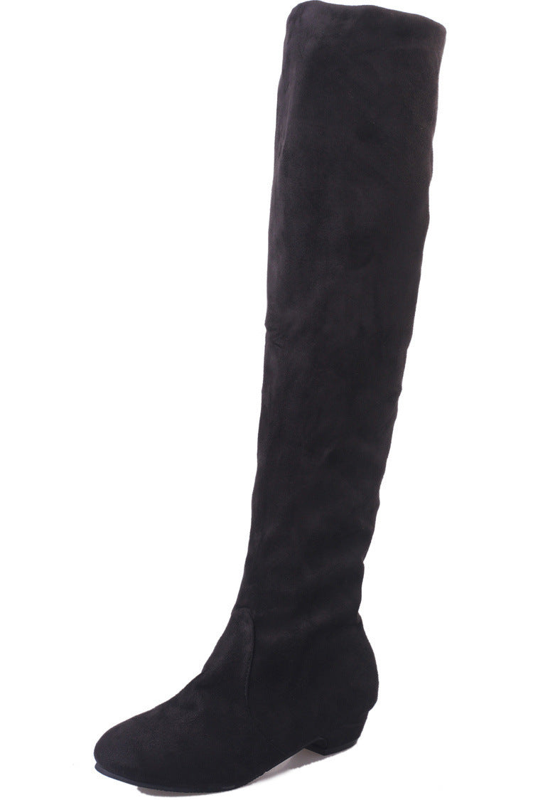 Autumn And Winter New Leg Boot Long Over-the-knee Boots Flat Boots Children